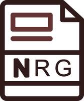 nrg creativo icono diseño vector