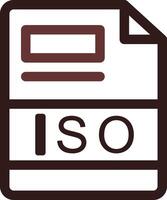 ISO Creative Icon Design vector