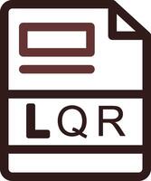 LQR Creative Icon Design vector