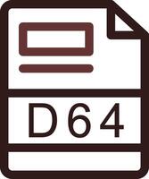 D64 Creative Icon Design vector