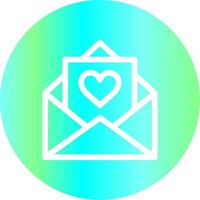 Love Letter Creative Icon Design vector