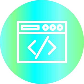 Coding Creative Icon Design vector