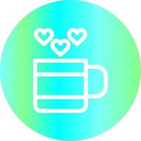 Love Tea Creative Icon Design vector