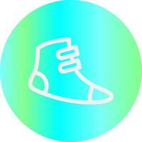 Football Shoes Creative Icon Design vector