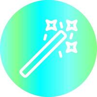 Magic Wand Creative Icon Design vector