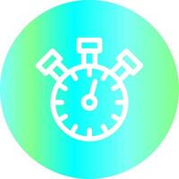 Stopwatch Creative Icon Design vector