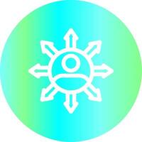 Influence Creative Icon Design vector