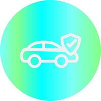 Car Insurance Creative Icon Design vector