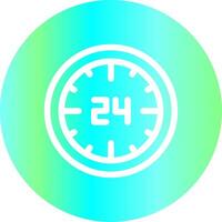 Line Gradient Circle Design vector