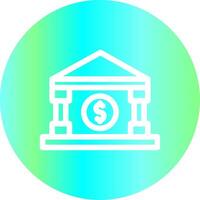 Bank Creative Icon Design vector