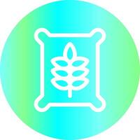 Seed Bag Creative Icon Design vector