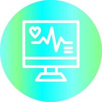 Monitor Creative Icon Design vector