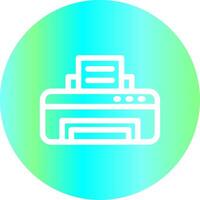 Printer Creative Icon Design vector