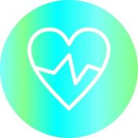 Heart Rate Creative Icon Design vector