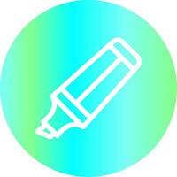 Highlighter Creative Icon Design vector