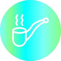 Pipe Cigar Creative Icon Design vector