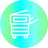 Copy Machine Creative Icon Design vector