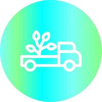 Delivery Truck Creative Icon Design vector