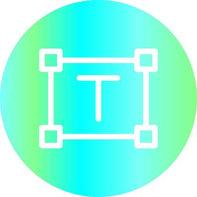 Text Size Creative Icon Design