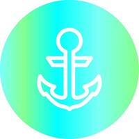 Anchor Creative Icon Design vector