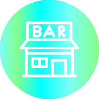 Bar Creative Icon Design vector