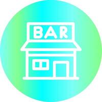 Bar Creative Icon Design vector