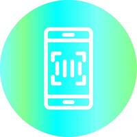 Barcode Creative Icon Design vector