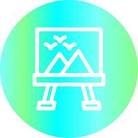 Canvas Creative Icon Design vector