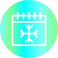 Winter Creative Icon Design vector
