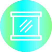 Mirror Creative Icon Design vector
