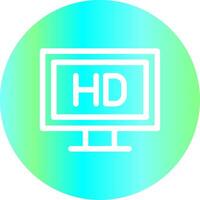 Television Creative Icon Design vector