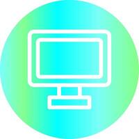 Monitor Creative Icon Design vector