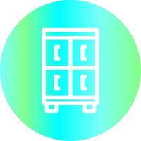 Office Locker Creative Icon Design vector