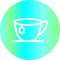 Tea Cup Creative Icon Design vector