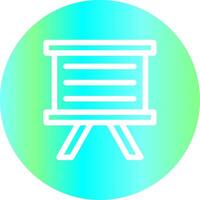 White Board Creative Icon Design vector