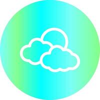 diseño de icono creativo de nubes vector