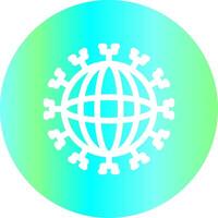 Global Network Creative Icon Design vector