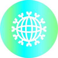 Global Network Creative Icon Design vector