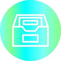 Files Box Creative Icon Design vector