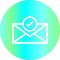 Email Creative Icon Design vector