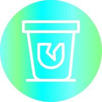 Trash Creative Icon Design vector