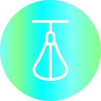 Punching Ball Creative Icon Design vector