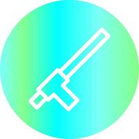 Tonfa Creative Icon Design vector