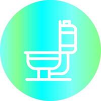 Toilet Creative Icon Design vector