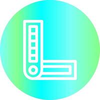 Color Palette Creative Icon Design vector