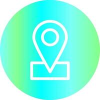 Location Pin Creative Icon Design vector