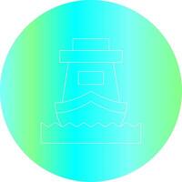 Ship Creative Icon Design vector