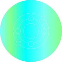 Planet Creative Icon Design vector