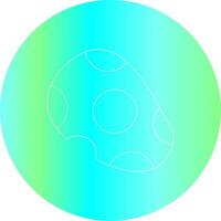 Asteroid Creative Icon Design vector