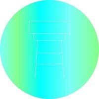 Stool Creative Icon Design vector